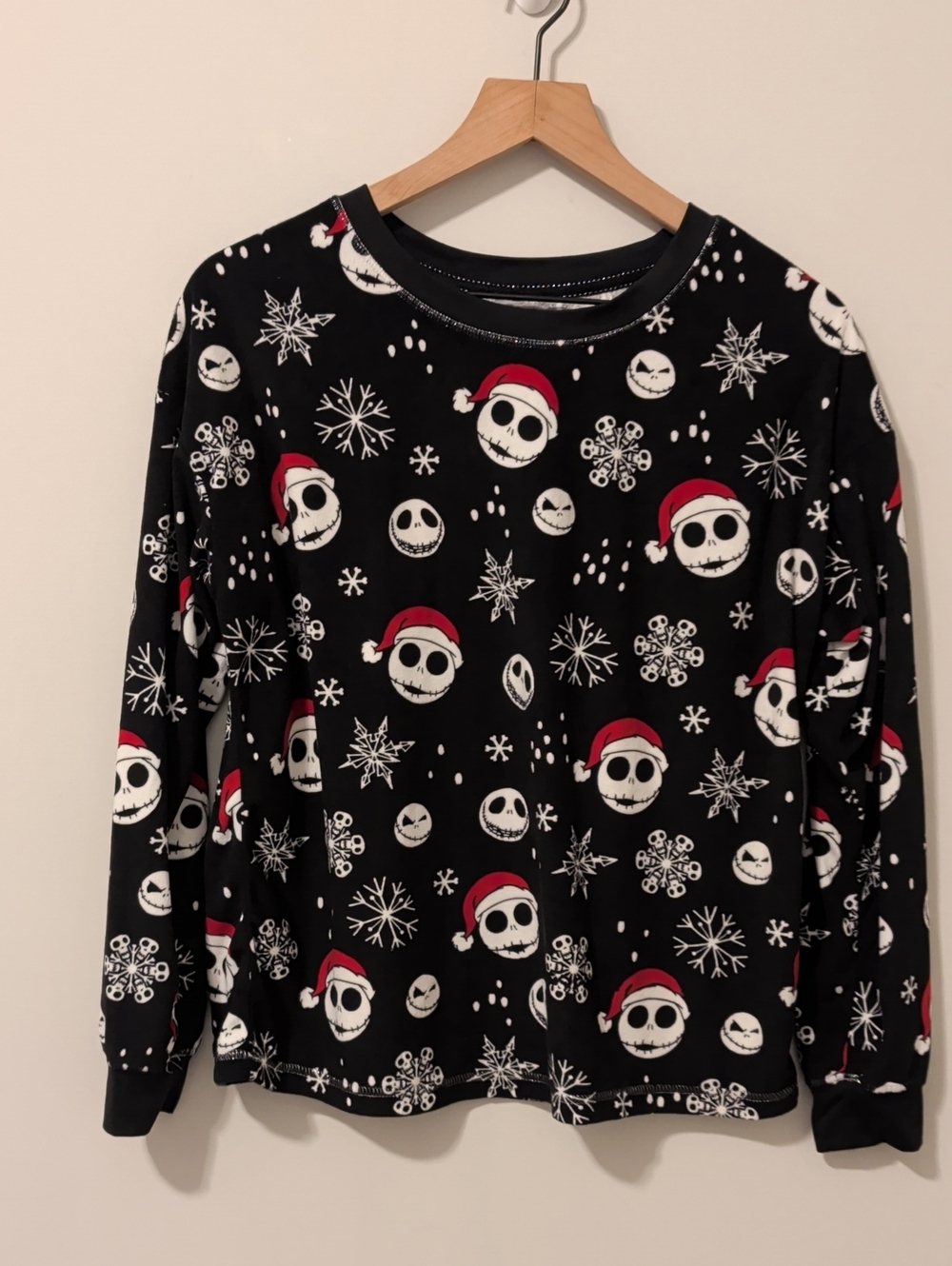 Nightmare Before Christmas Jack Skellington Pajama Top